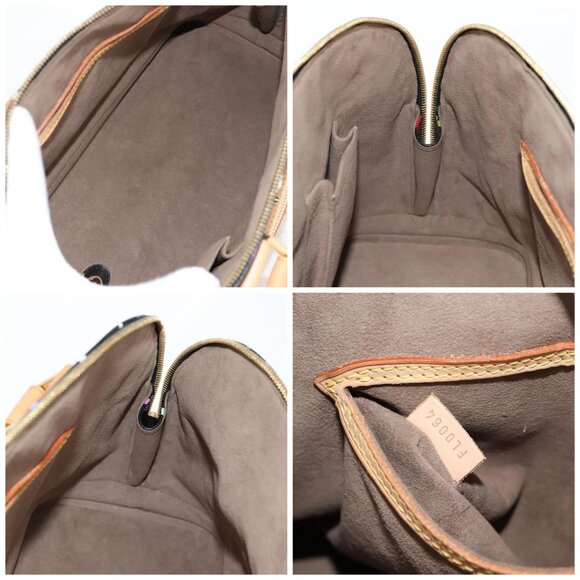 LOUIS VUITTON Monogram Multicolor Alma Hand Bag Black M92646 LV Auth yk19113A - Picture 15 of 16